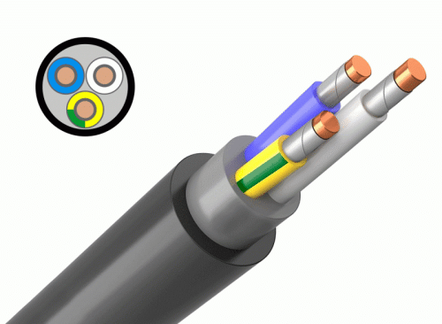 Кабель силовой ППГнг(А)-FRHF 3x1,5 картинка